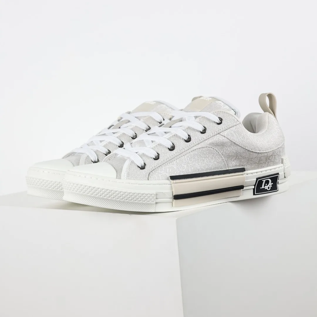 Dior Jacquard fabric loafers men s casual shoes