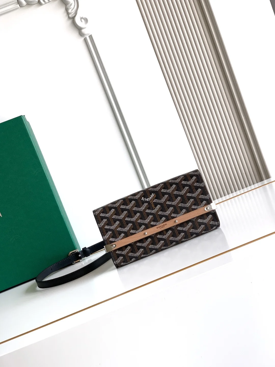 Goyard 6112 New Color Wooden Strip Bag Women s Crossbody Bag