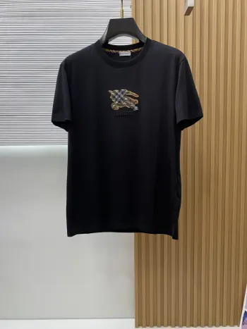 Latest round neck short sleeve Replica Burberry Tshirts and Polos