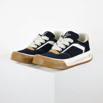 Suede biscuit shoes Replica Louis Vuitton Unisex and Couple Sneakers