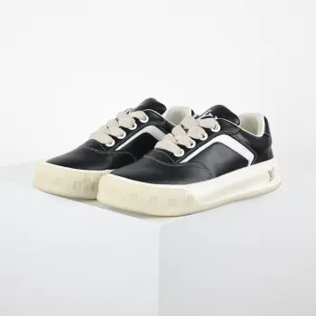 Suede Biscuit Shoes Round Toe Series Sneakers Replica Louis Vuitton Mens Casual and Sneakers