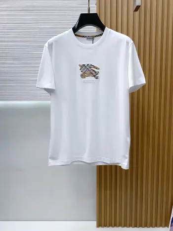 Latest round neck short sleeve Replica Burberry Tshirts and Polos