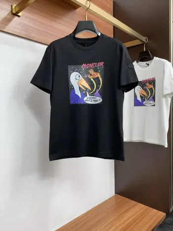 Latest round neck short sleeve Replica Moncler Tshirts and Polos