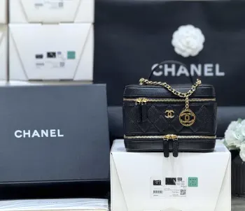 AP46880 Double Zipper Cosmetic Bag Women s Crossbody Bag Replica Chanel womens bags
