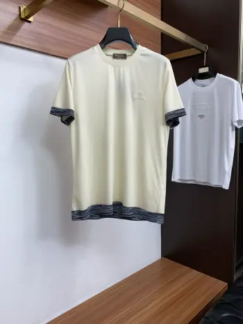 New Men s Round Neck Short Sleeve Replica Loro Piana Tshirts and Polos