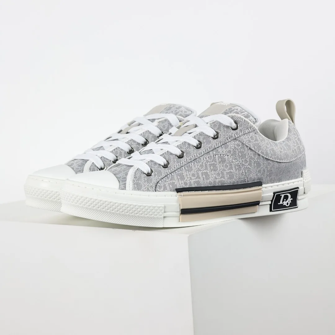 Dior Jacquard fabric loafers men s casual shoes