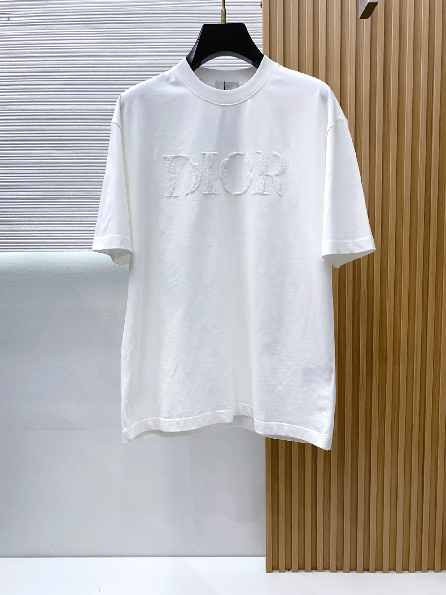 Dior Cotton Loose Fit Round Neck Men s Short Sleeve T-Shirt