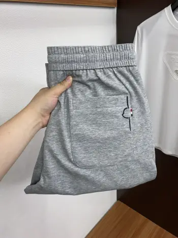 Tencel cotton fabric fashion casual pants Replica Moncler Pants and Trousers