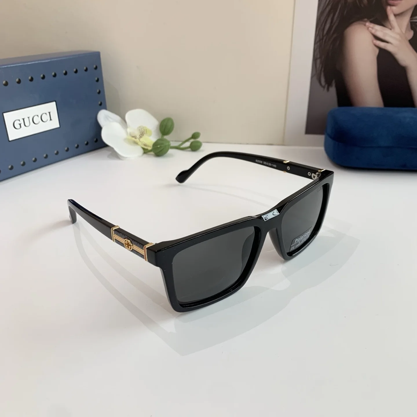 Gucci Square polarized sunglasses Gucci Square polarized sunglasses
