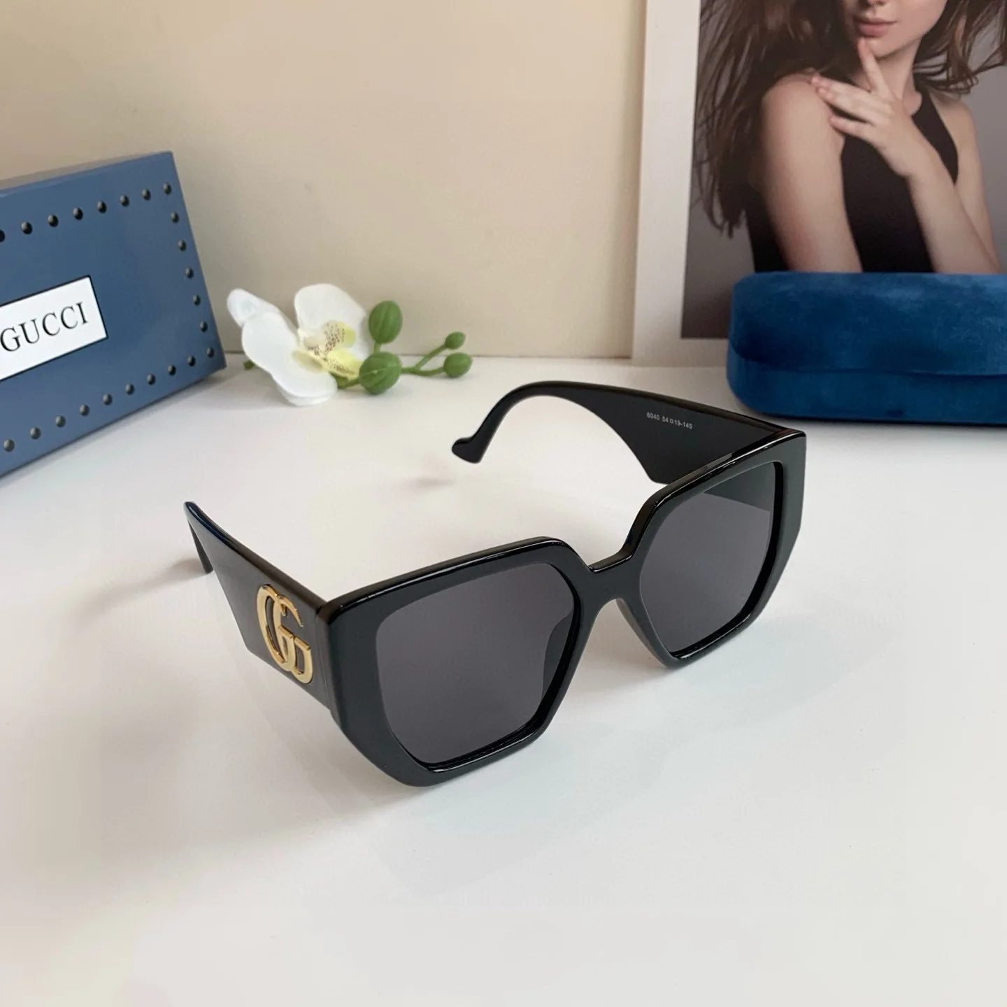 Gucci New Trendy Fashion Large Frame Polarized Sunglasses