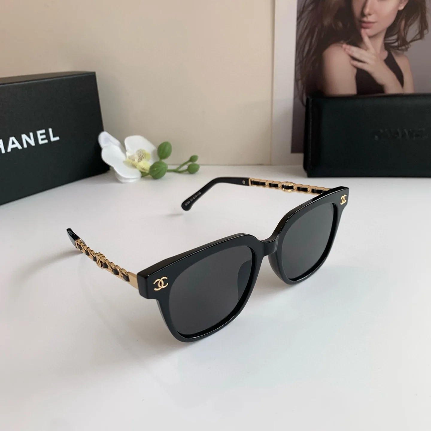 Chanel New Trendy Fashion Large Frame Polarized Sunglasses Chanel New Trendy Fashion Large Frame Polarized Sunglasses