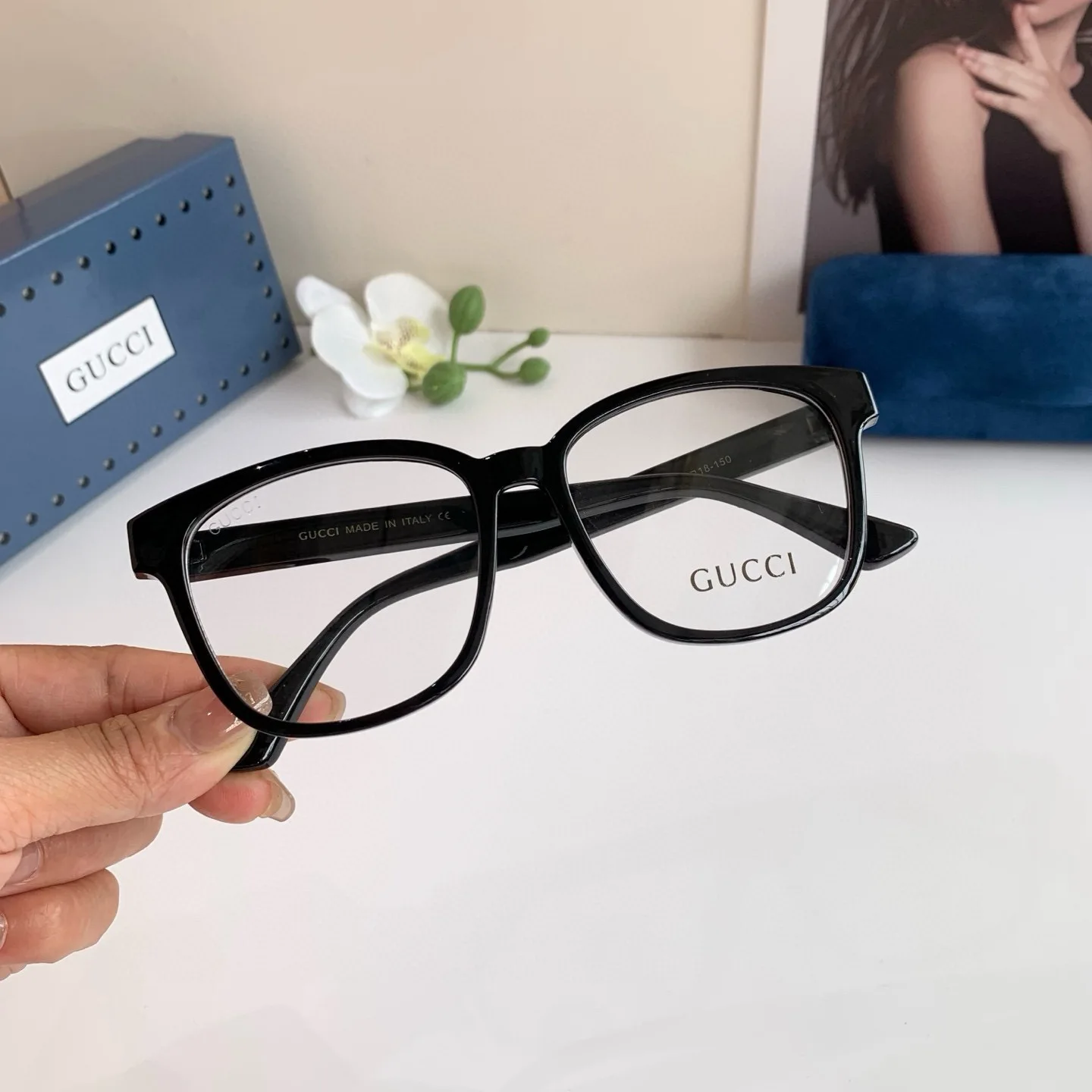 Gucci Spring new stylish square polarized sunglasses