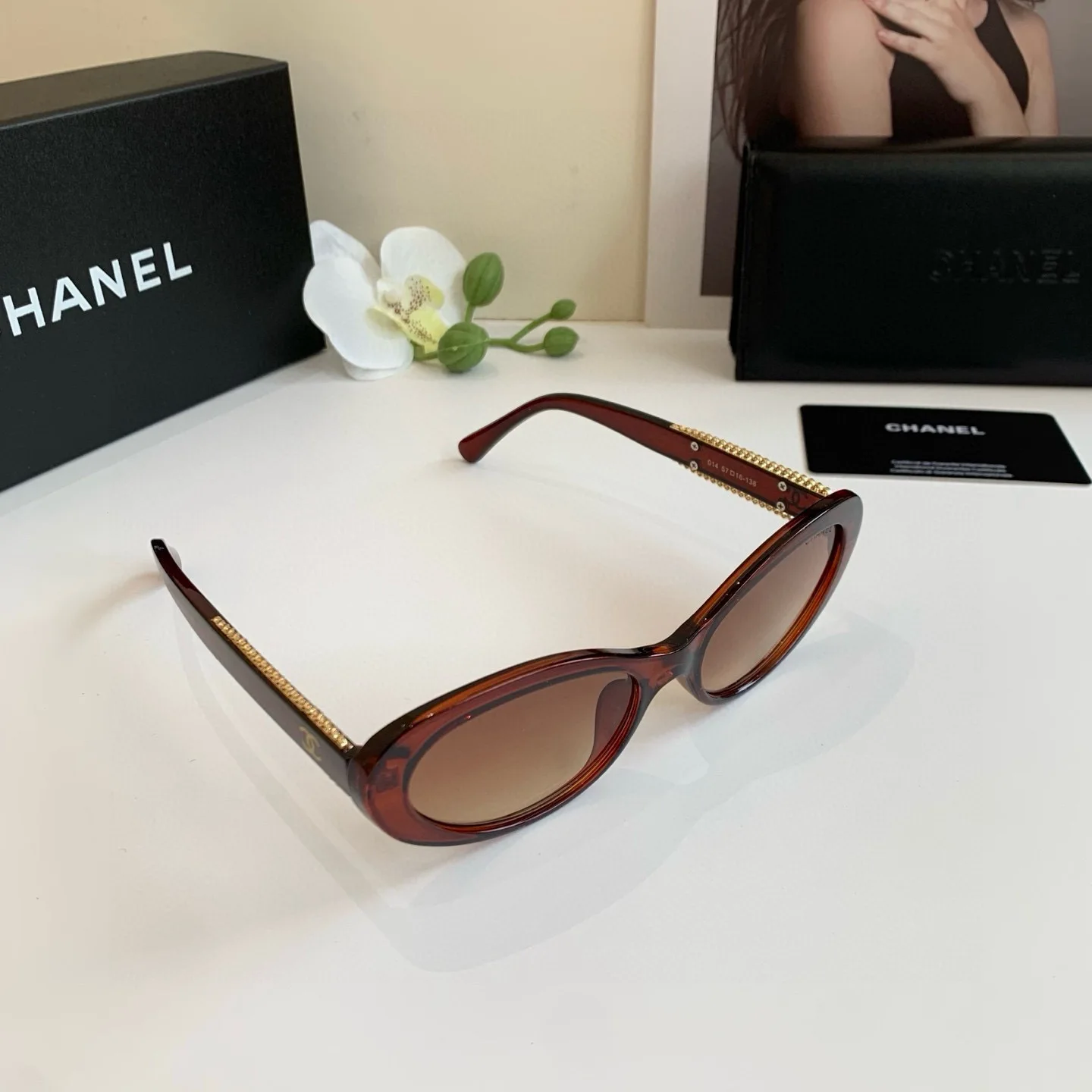 Chanel New metal square frame sunglasses for men and women Chanel New metal square frame sunglasses for men and women