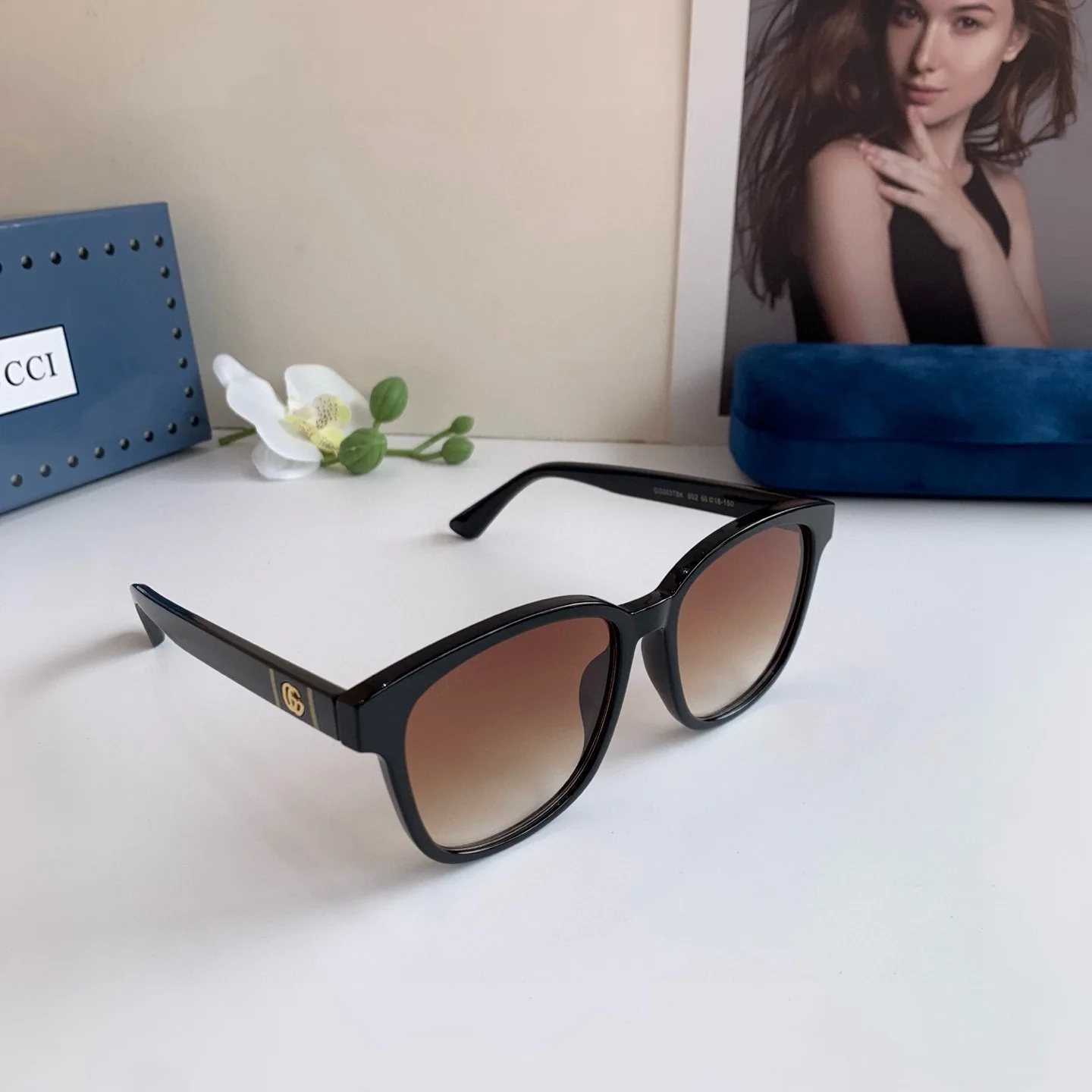 Gucci Spring new fashion square polarized sunglasses Gucci Spring new fashion square polarized sunglasses