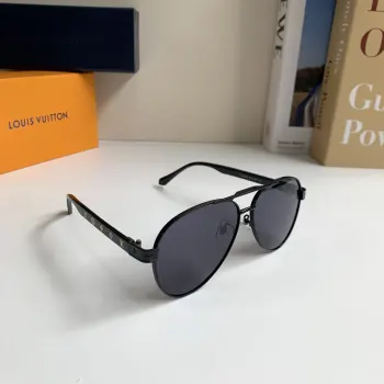 Korean-style metal frame sunglasses Replica Louis Vuitton Sunglasses