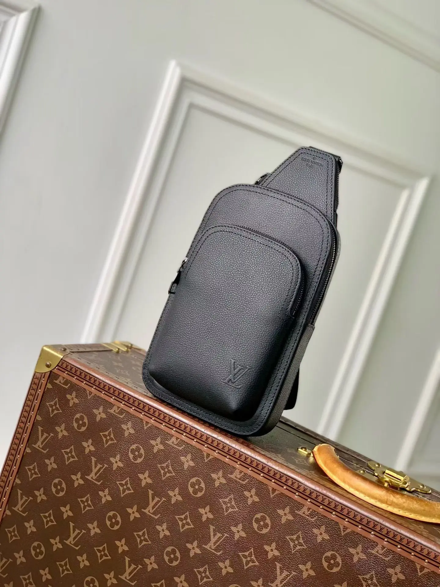 Louis Vuitton M15255 Navy Blue Shoulder Backpack