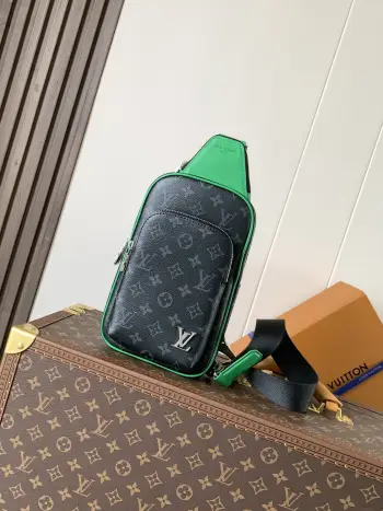 M25891 Coated Canvas Shoulder Bag Chest Bag Replica Louis Vuitton belt bags