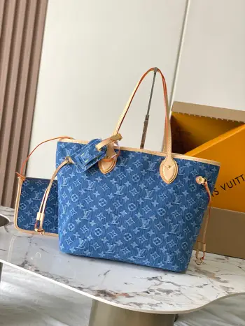 M13192 Denim Handbag Women s Shoulder Bag Replica Louis Vuitton womens bags
