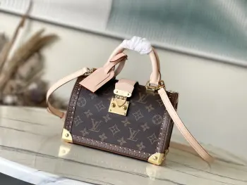 M11154 Hard Case Style Handbag Women s Crossbody Bag Replica Louis Vuitton womens bags