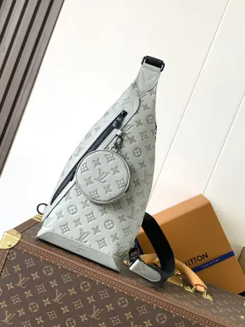 M14916 Coated Canvas Shoulder Bag Chest Bag Replica Louis Vuitton belt bags