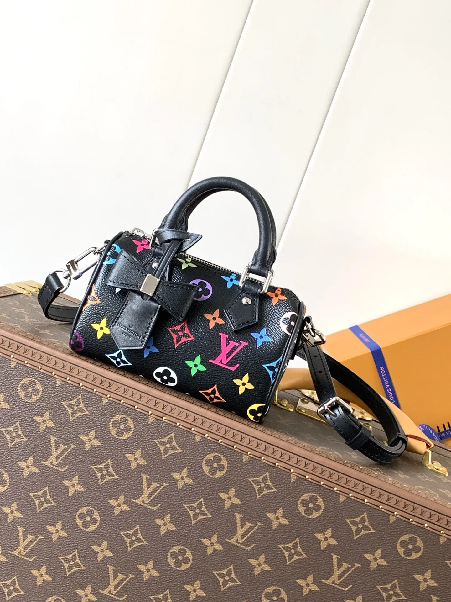 Louis Vuitton M13406 Coated Canvas Key Pouch Women s Crossbody Bag