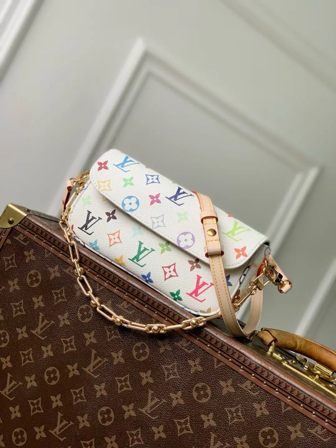 Louis Vuitton M27492 Coated Canvas Handbag Women s Crossbody Bag