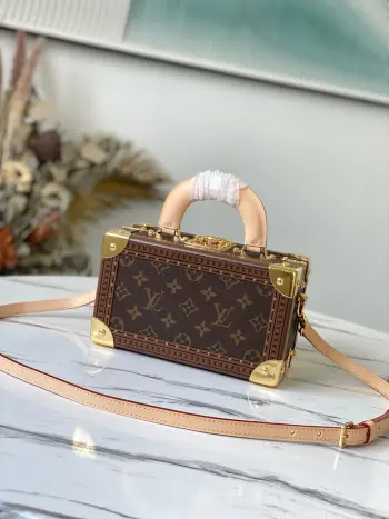 M45673 Hard Case Style Handbag Women s Crossbody Bag Replica Louis Vuitton womens bags