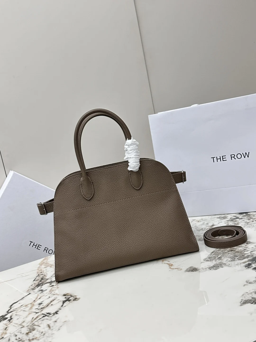 THE ROW T1586 Classic Lychee Pattern Tote Bag Women s Crossbody Bag