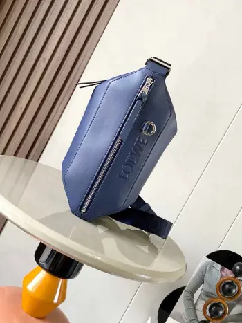 9074 Cowhide Deformation Compact Handbag Men s Crossbody Bag Replica Loewe mens bags