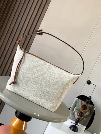 9008 Jacquard Large Bento Bag Women s Shoulder Bag Replica Loewe womens bags
