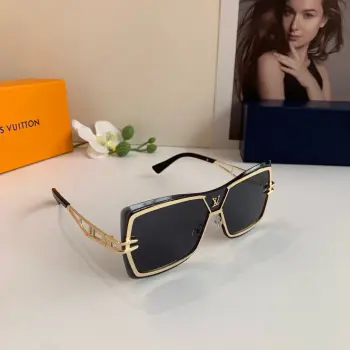 Fashion Trend Unisex Square Frame One-Piece Sunglasses Replica Louis Vuitton Sunglasses