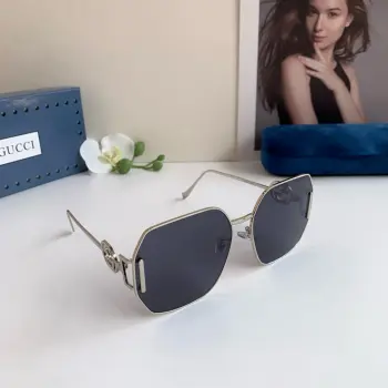 High-end metal frame unisex sunglasses Replica Gucci Sunglasses