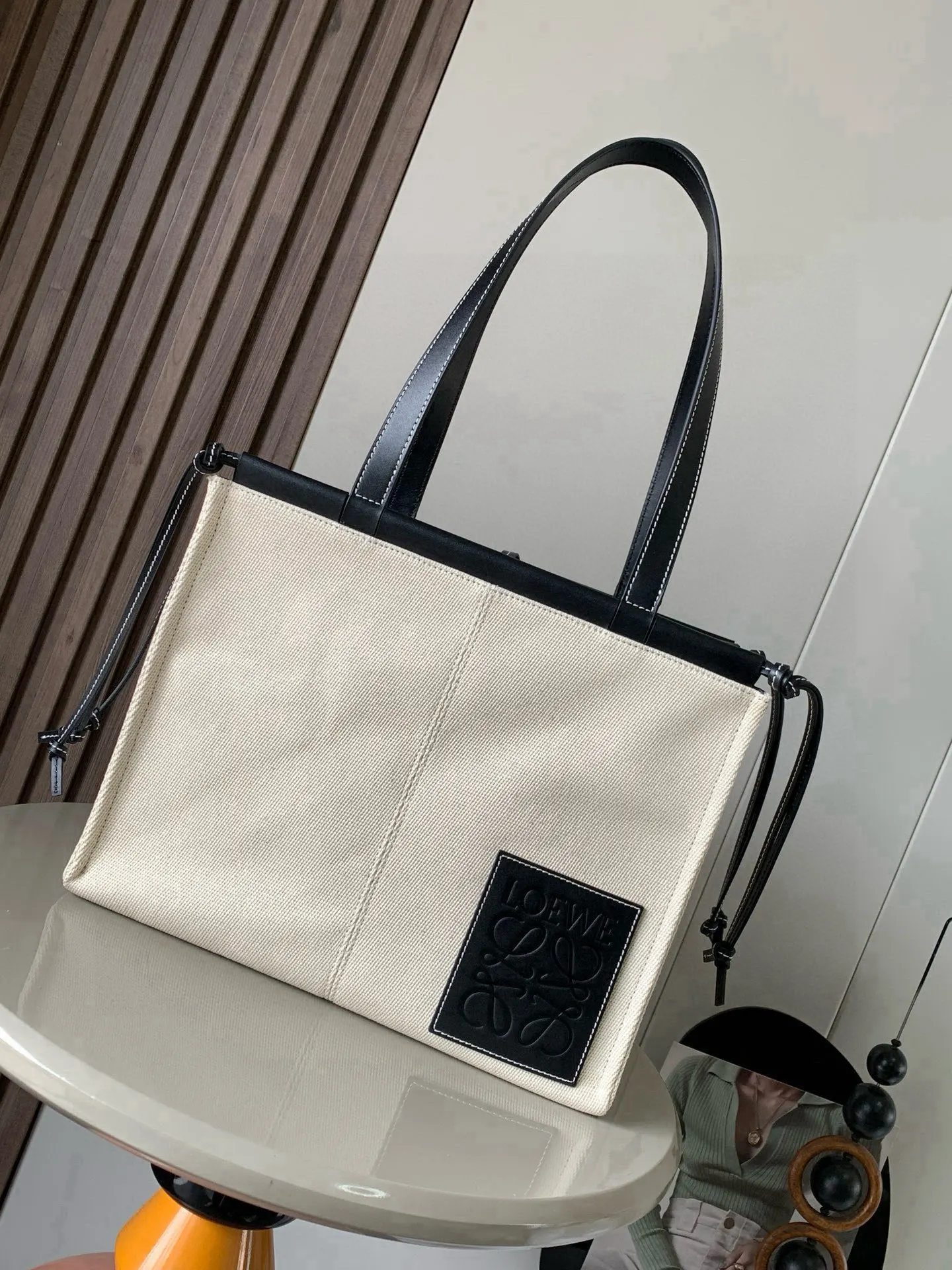 Chanel 8015 White Fabric Bag Women s Shoulder Bag