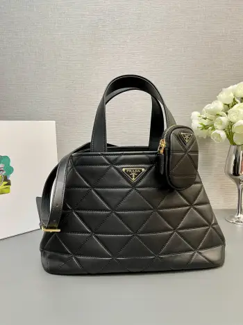 1BG545 New Imported Calfskin Tote Bag Women s Shoulder Bag Replica Prada womens bags