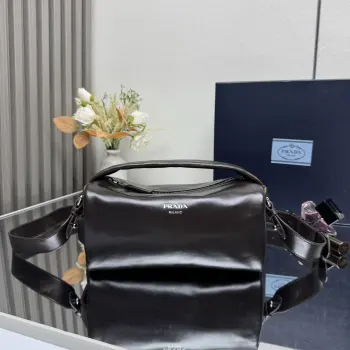 2VH188 New Boston Vintage Leather Handbag Men s Crossbody Bag Replica Prada mens bags