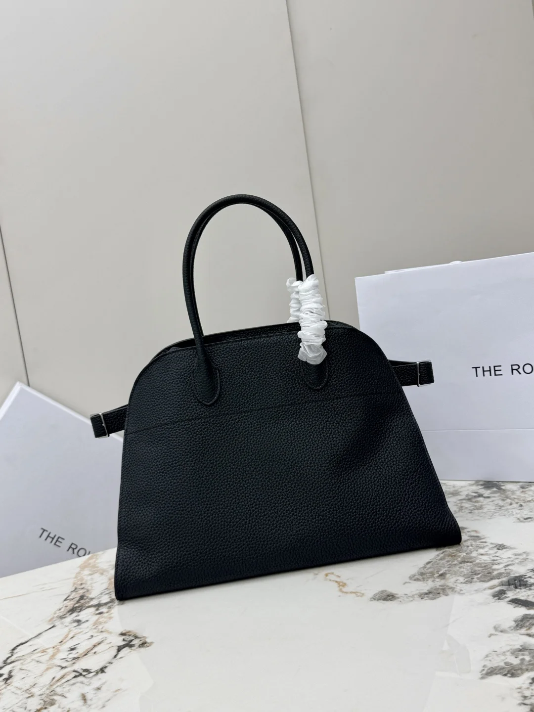 THE ROW T1255 Classic Lychee Pattern Tote Bag Women s Handbag