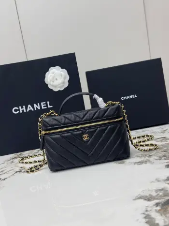 AP5212 Granule Ball Pattern Imported Cowhide Makeup Bag Women s Crossbody Bag Replica Chanel womens bags