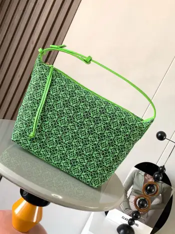 9008 Jacquard Large Bento Bag Women s Shoulder Bag Replica Loewe womens bags