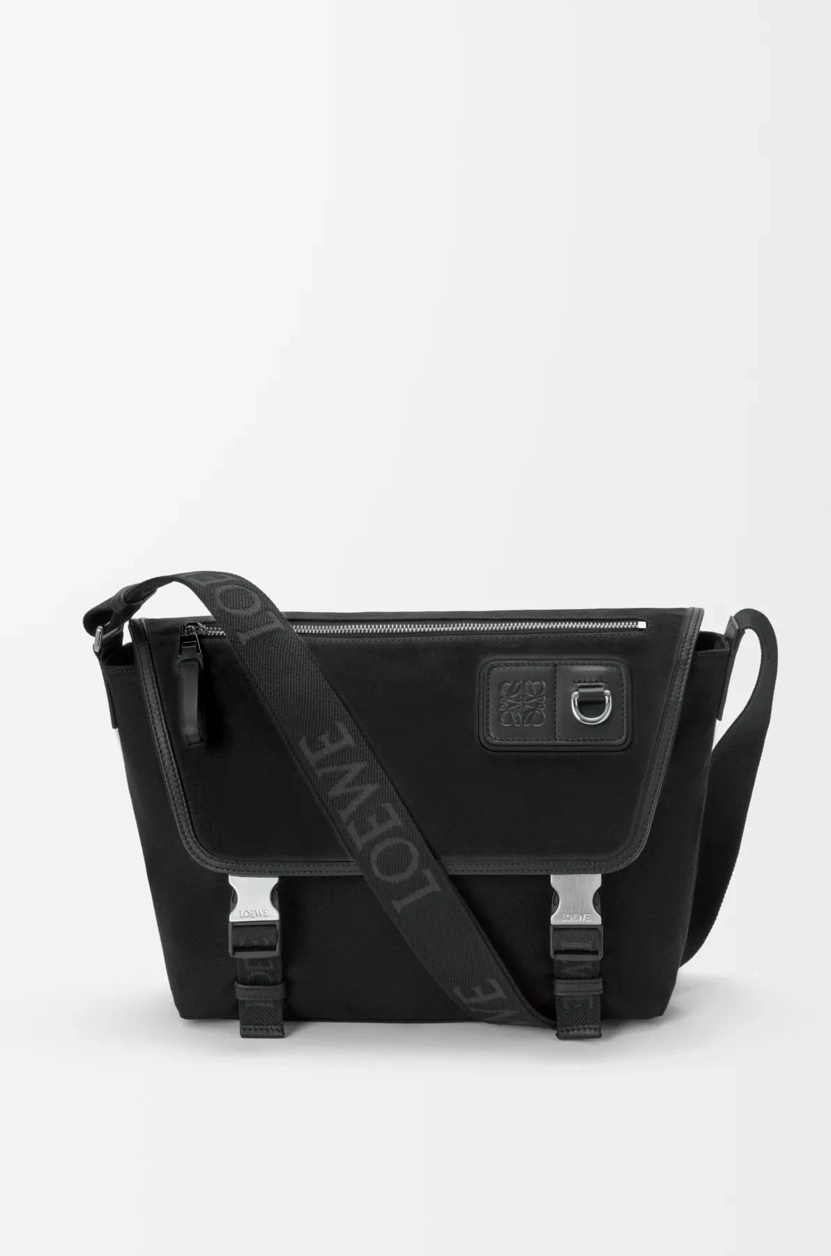 Loewe 9100 Suede Leather Flex Messenger Bag Men s Crossbody Bag