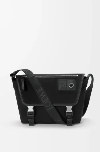 9100 Suede Leather Flex Messenger Bag Men s Crossbody Bag Replica Loewe mens bags