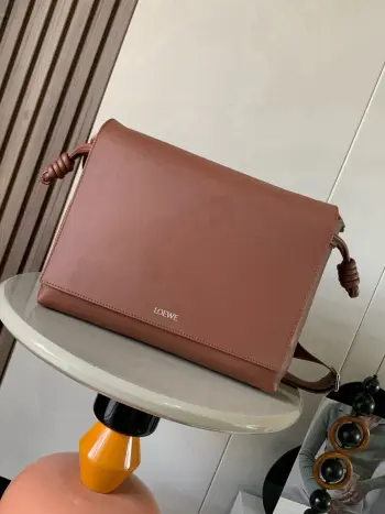 9059 Glossy Soft Cowhide Leather Handbag Men s Crossbody Bag Replica Loewe mens bags