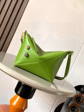 9073 Glossy Napa Cowhide Leather Clutch Women s Crossbody Bag Replica Loewe womens bags