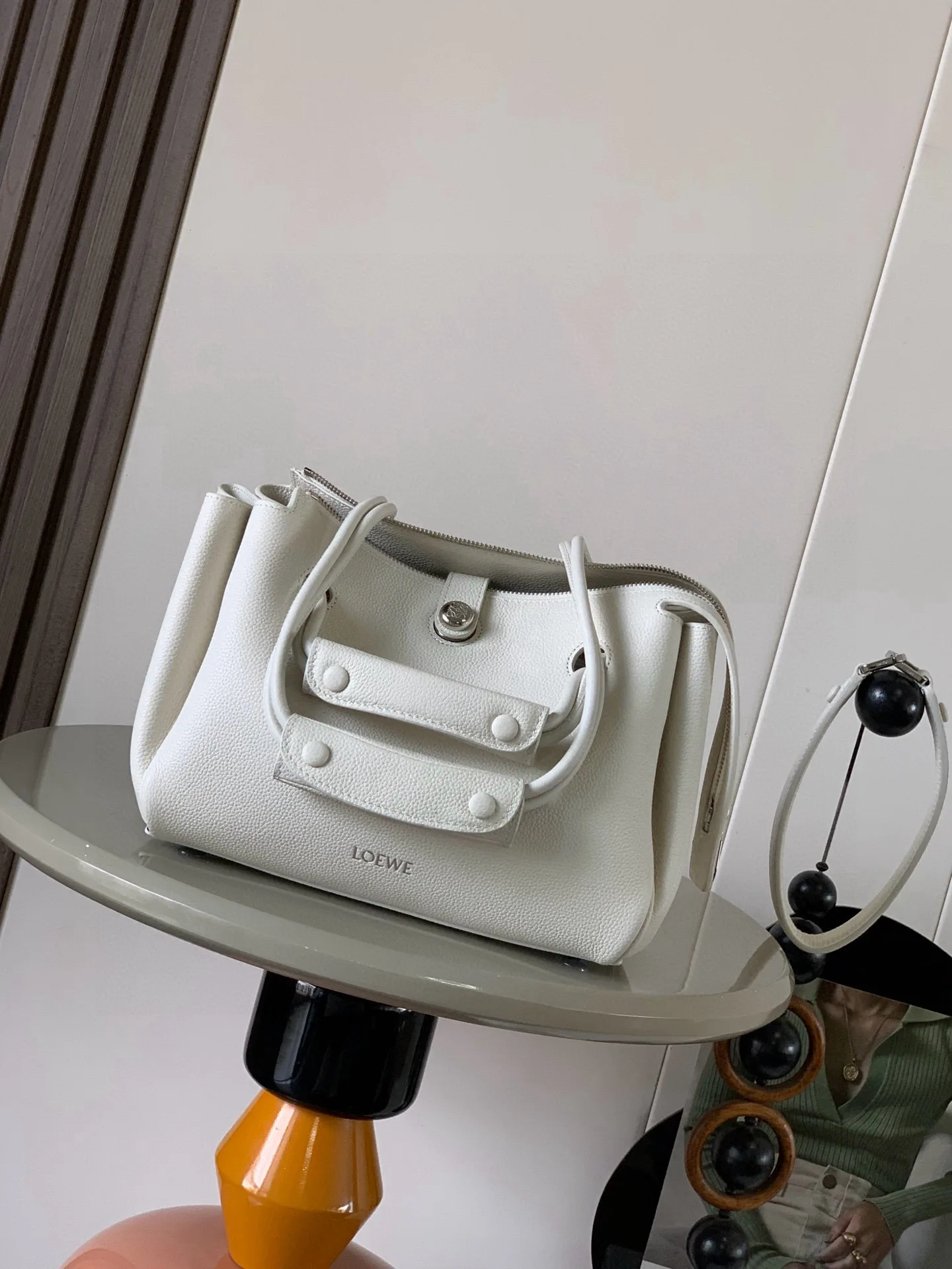 Loewe 9146 Cowhide Leather Handbag Women s Crossbody Bag