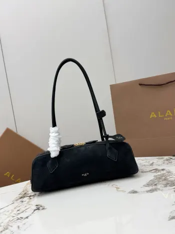 A06033 Suede Wurst Bag Women s Shoulder Bag Replica ALAIA womens bags
