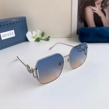 High-end metal frame unisex sunglasses Replica Gucci Sunglasses