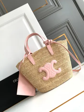 115802FF7.04LU Woven Classic Tote Bag Women s Shoulder Bag Replica Celine womens bags