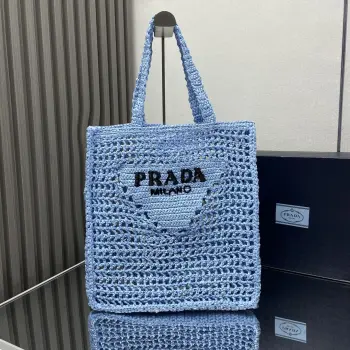 1BG393 Coconut Fiber Tote Bag Women s Shoulder Bag Replica Prada womens bags