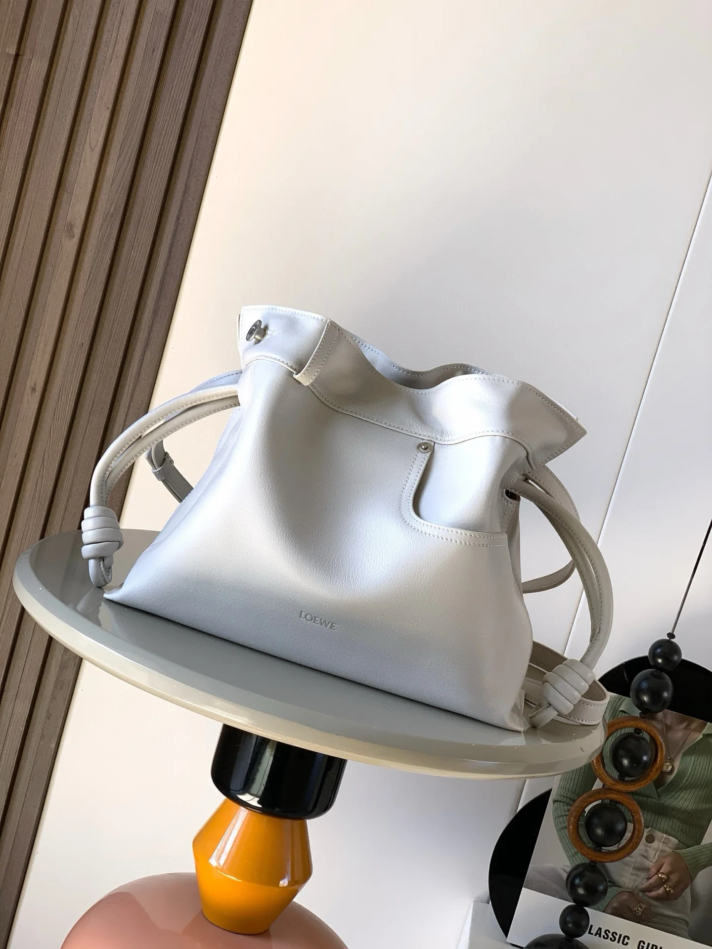 Loewe 9110, new version drawstring fortune bag, women s crossbody bag