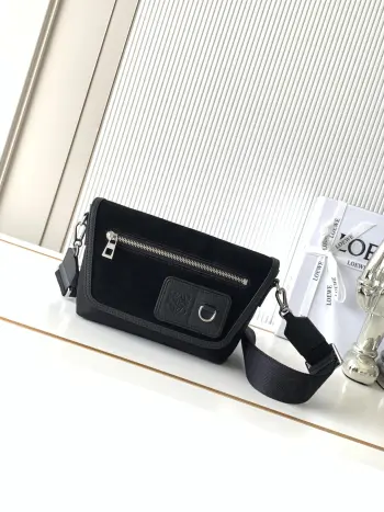 9170 Suede Messenger Bag Women s Crossbody Bag Replica Loewe womens bags