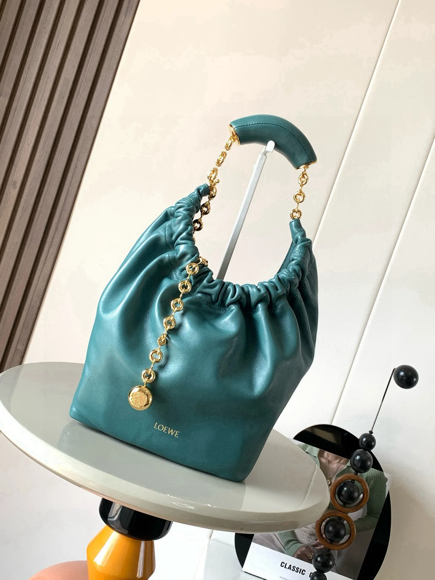 Loewe 9042 Napa lambskin handbag women s shoulder bag